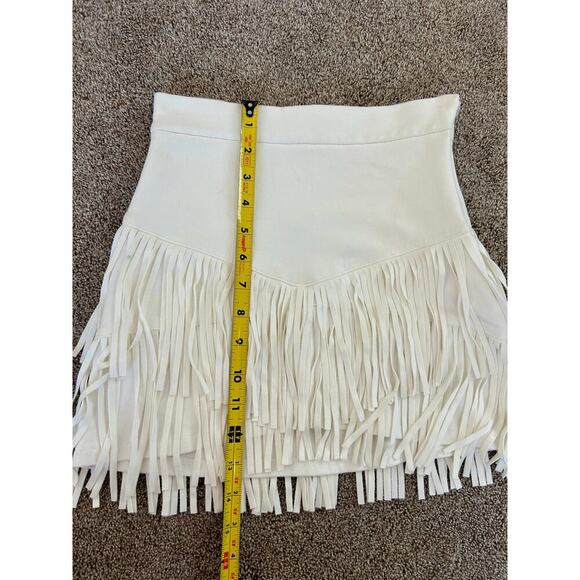 Altar’d State Fringe Skirt size Small with stretch - Picture 5 of 7